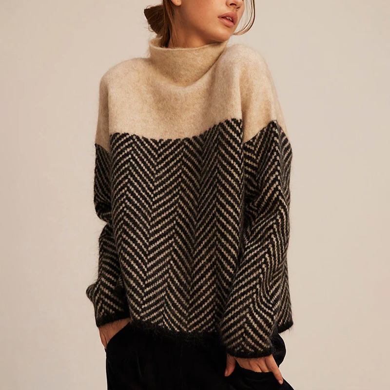 Womens Stylish Turtleneck Jumper | Casual