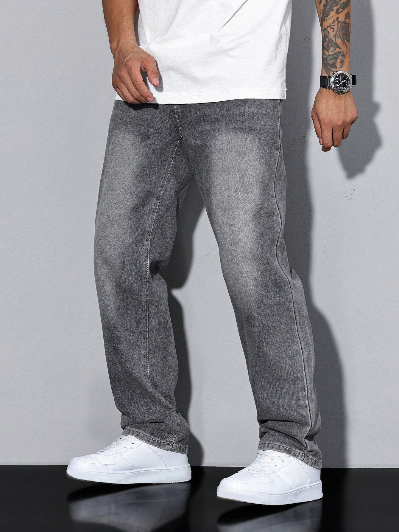 Men’s Casual Wide Leg Jeans | Winter Style