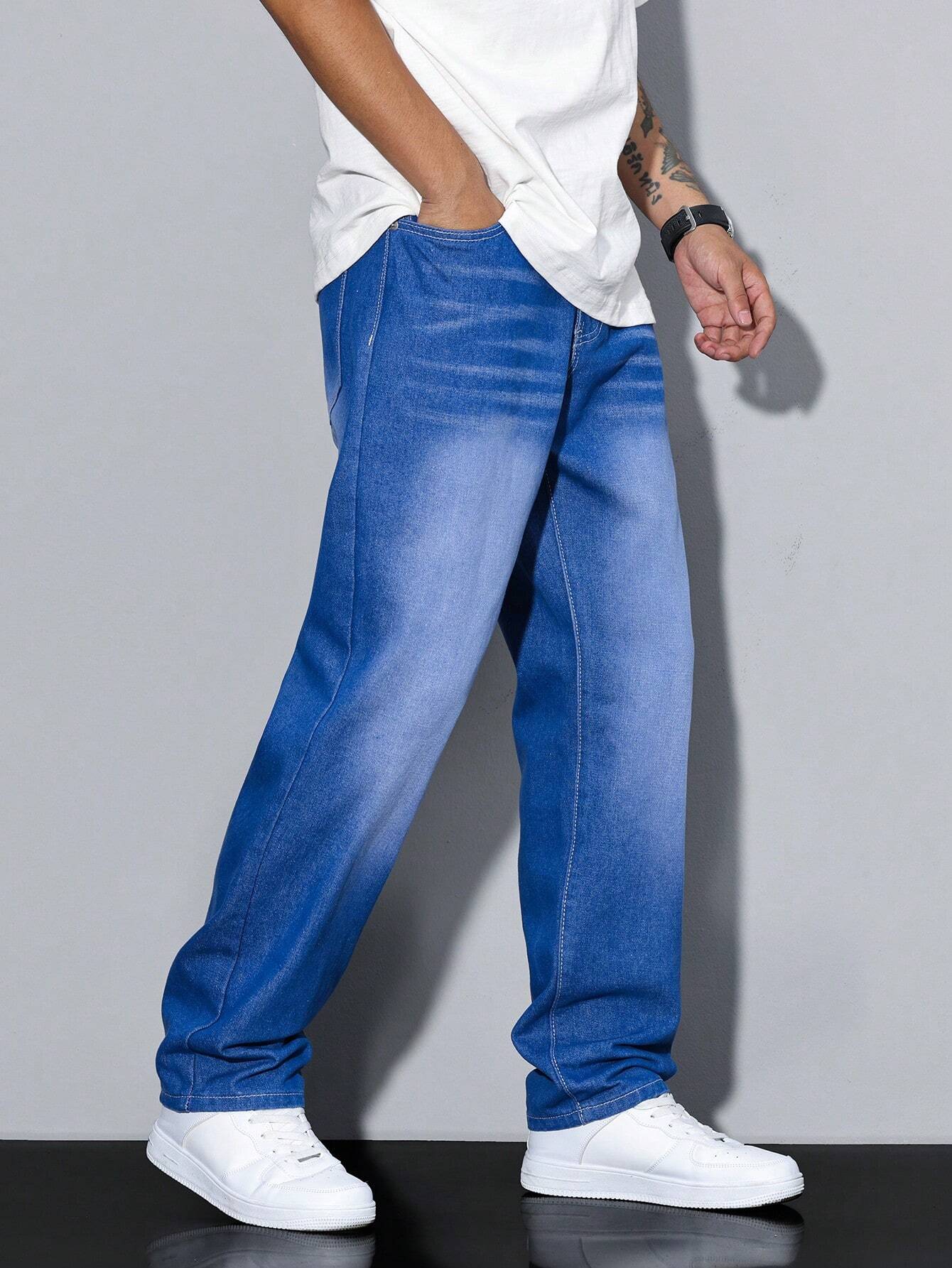 Men’s Casual Wide Leg Jeans | Winter Style