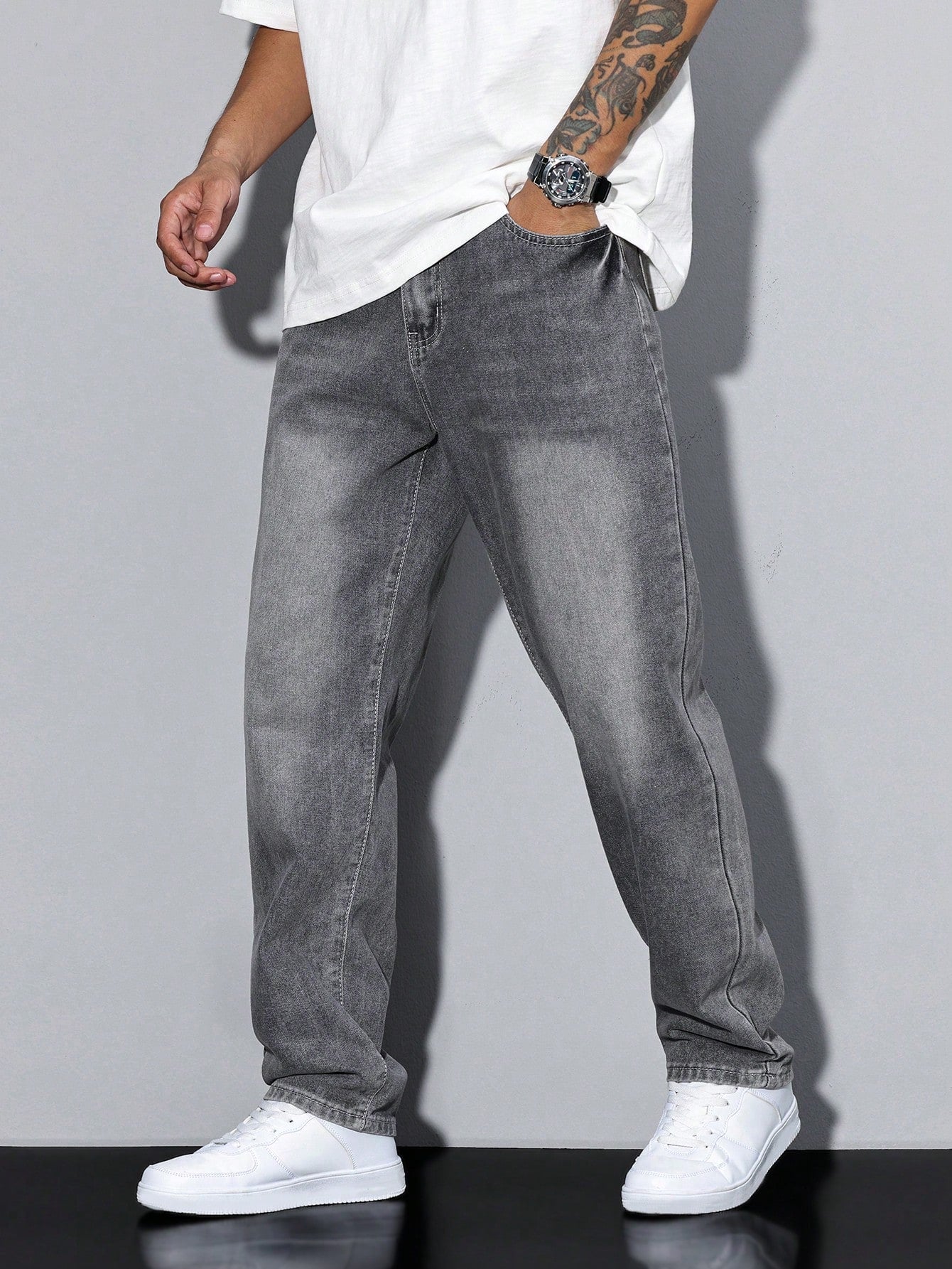 Men’s Casual Wide Leg Jeans | Winter Style