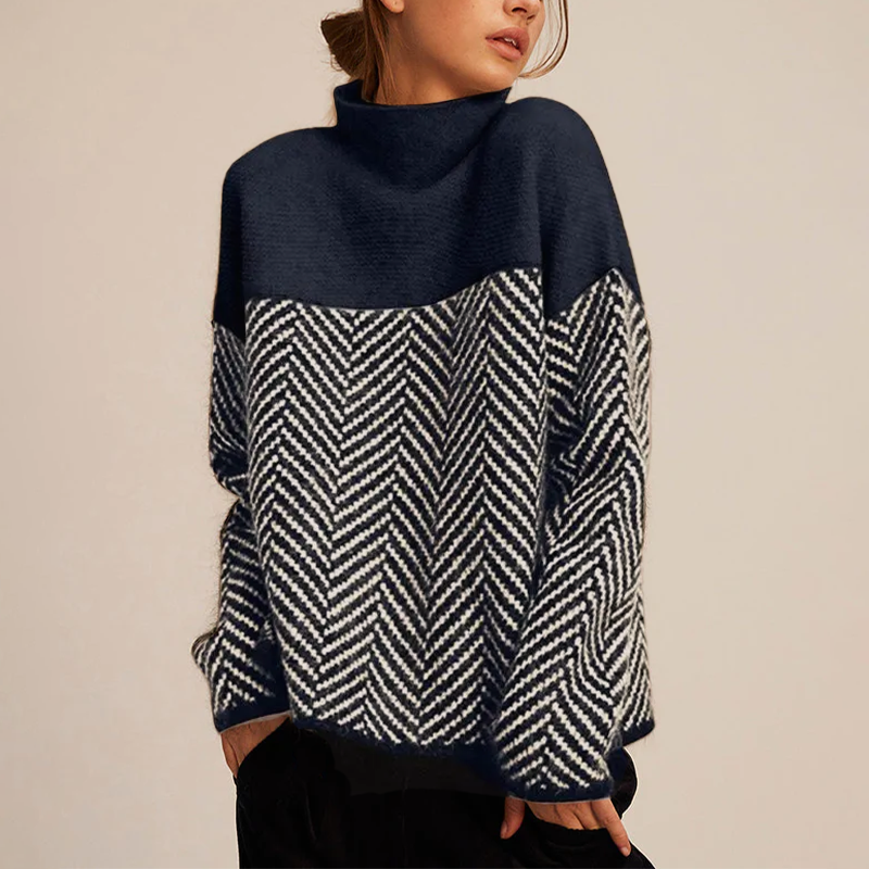 Womens Stylish Turtleneck Jumper | Casual