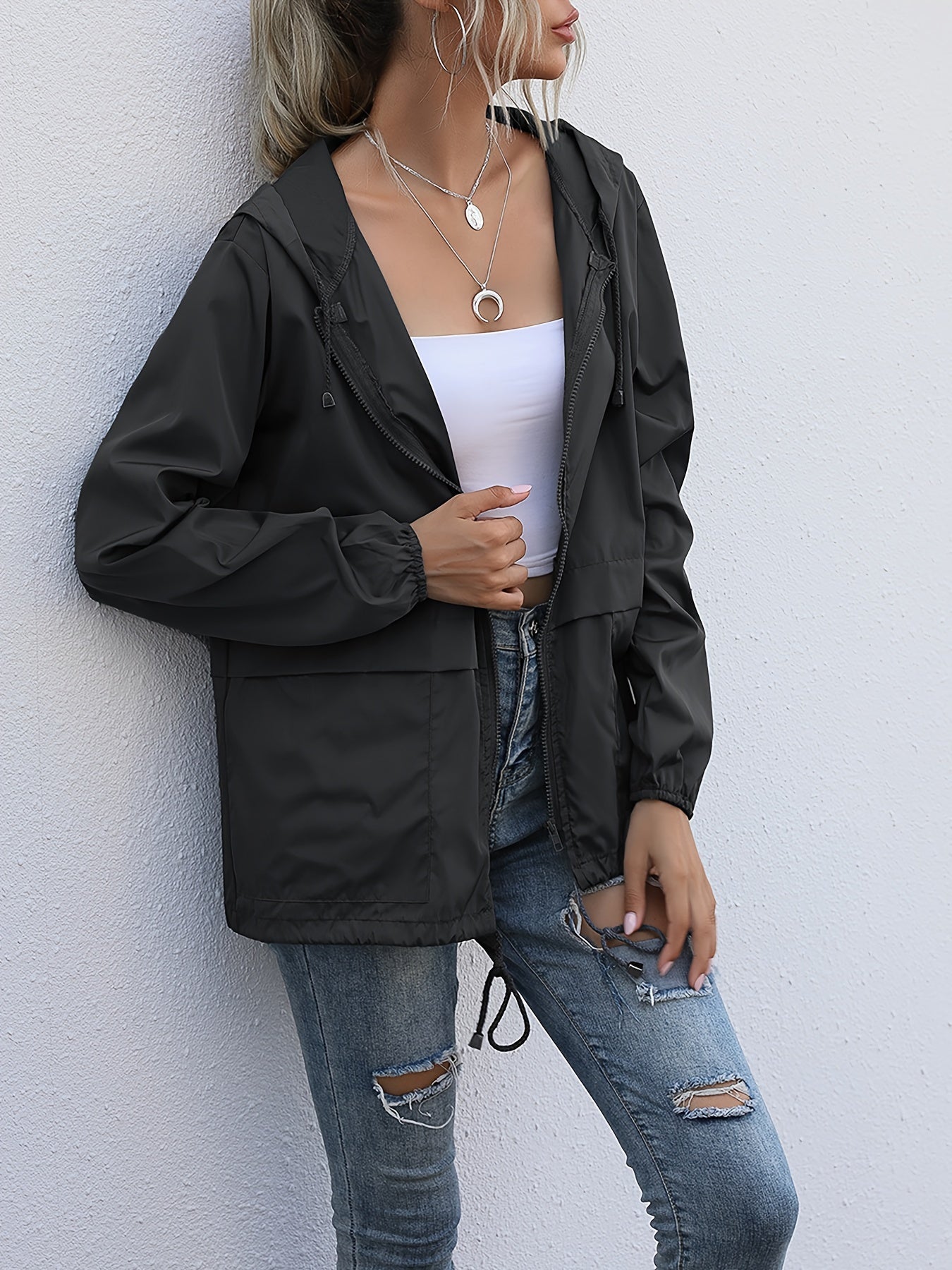 Women’s Stylish Casual Windbreaker | Long Sleeve
