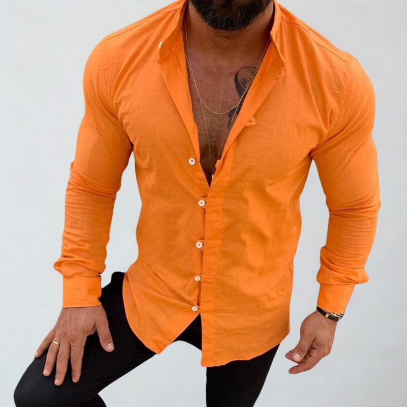 Men’s Casual Button-Up Shirt | Long Sleeve