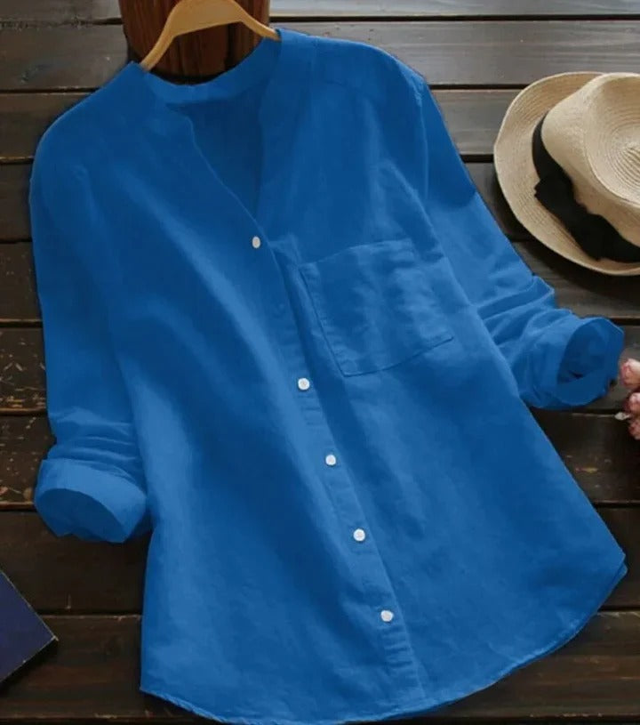 Women’s Casual Button-Up Shirt | Long Sleeve