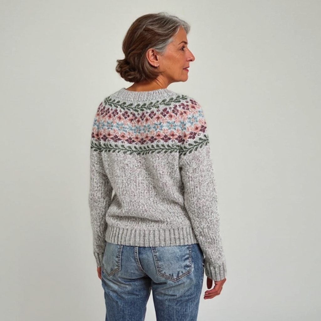 Women’s Classic Knitted Pullover | Nordic Pattern