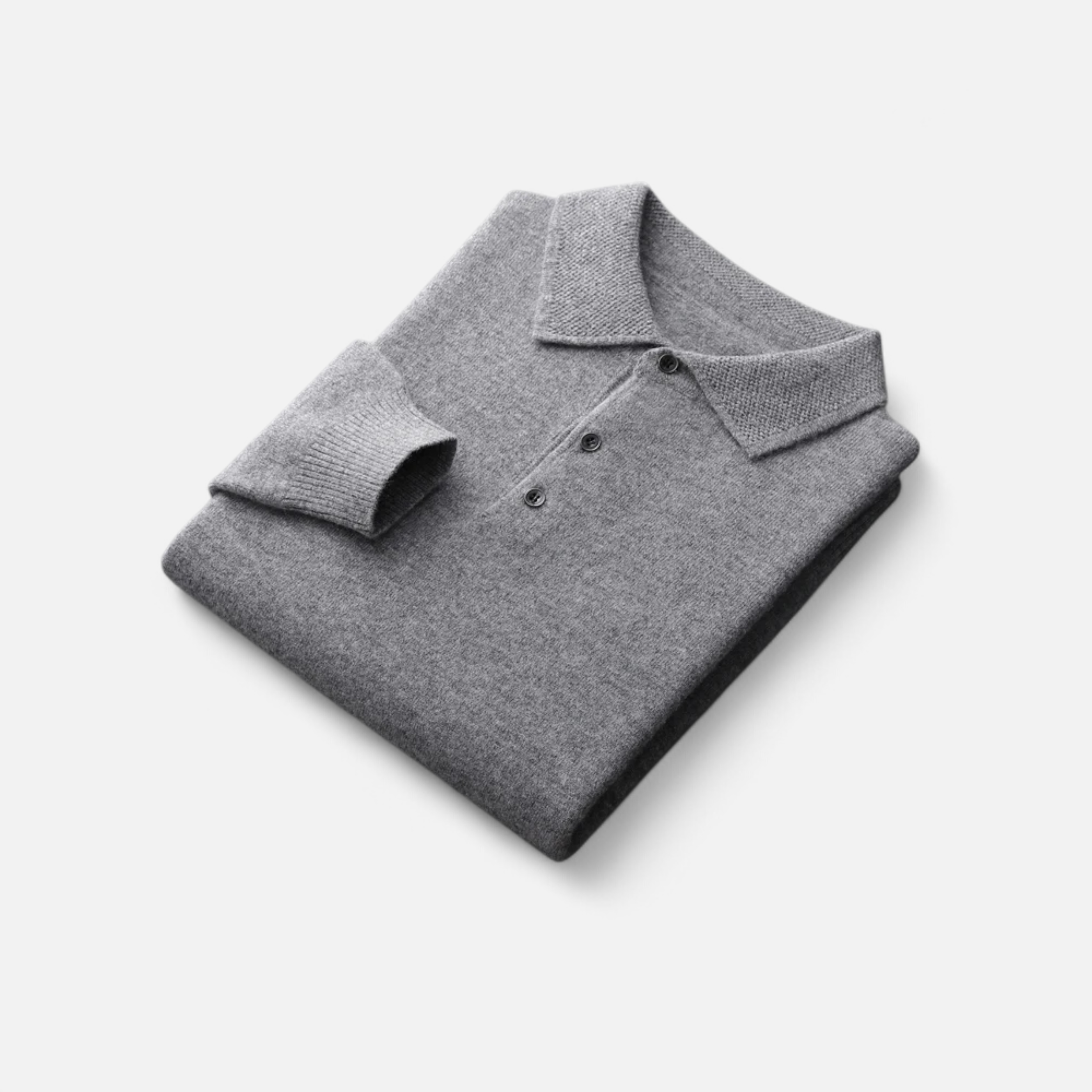 Men’s Classic Polo Pullover | Long Sleeve Style