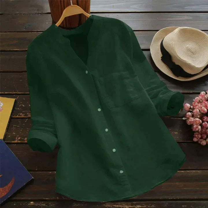 Women’s Casual Button-Up Shirt | Long Sleeve