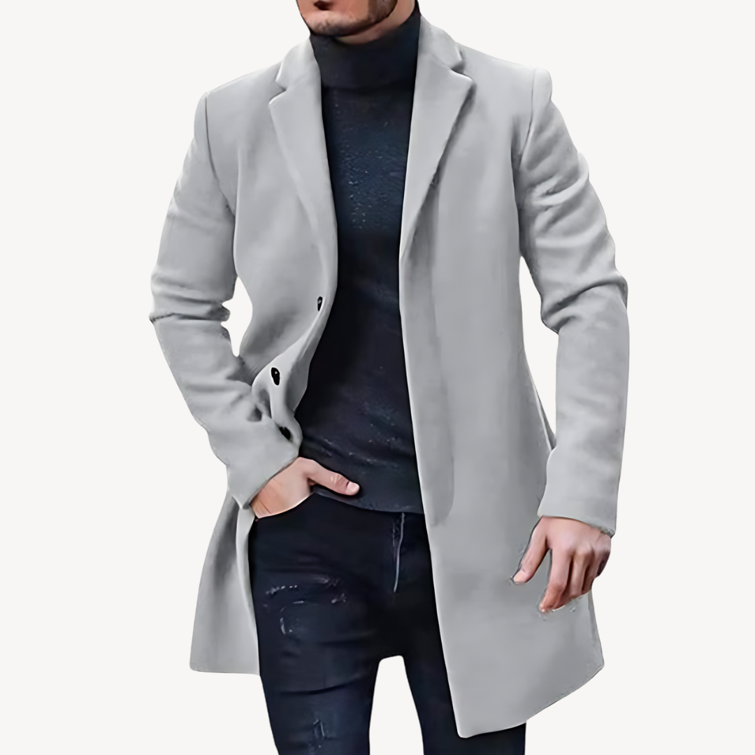 Men's Classic Trench Coat | Tailored Silhouette