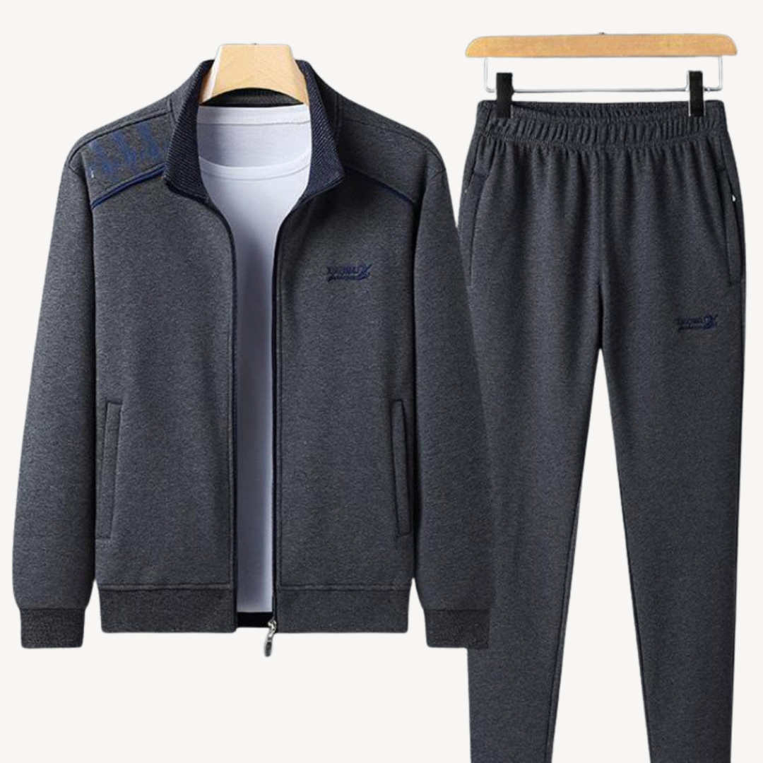Men's Casual Zipper Tracksuit Set | Stylish