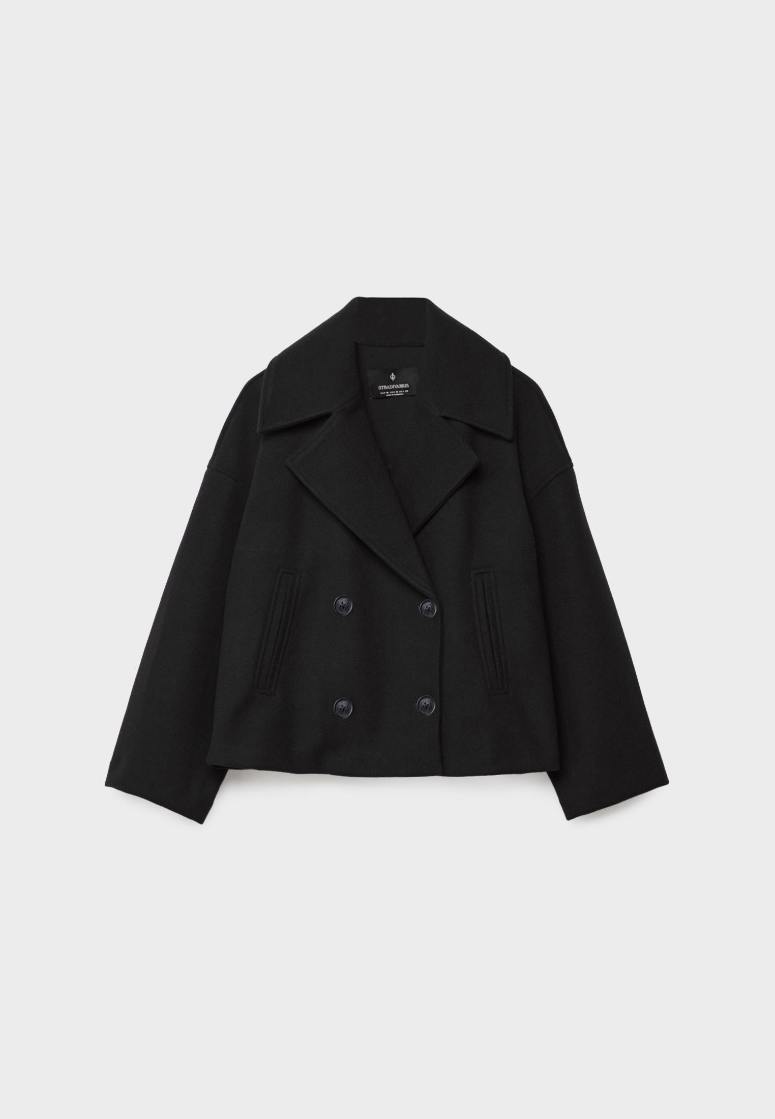 Women’s Stylish Short Double Breasted Coat | Chic