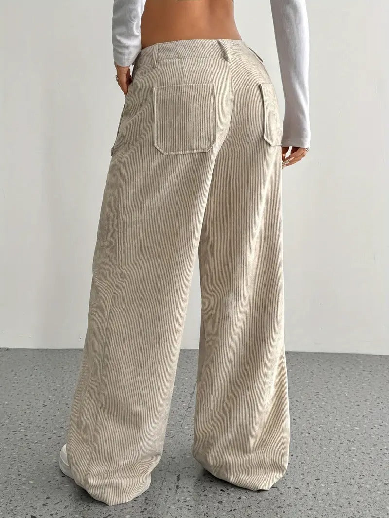 Women’s Corduroy Trousers | Wide Leg Winter