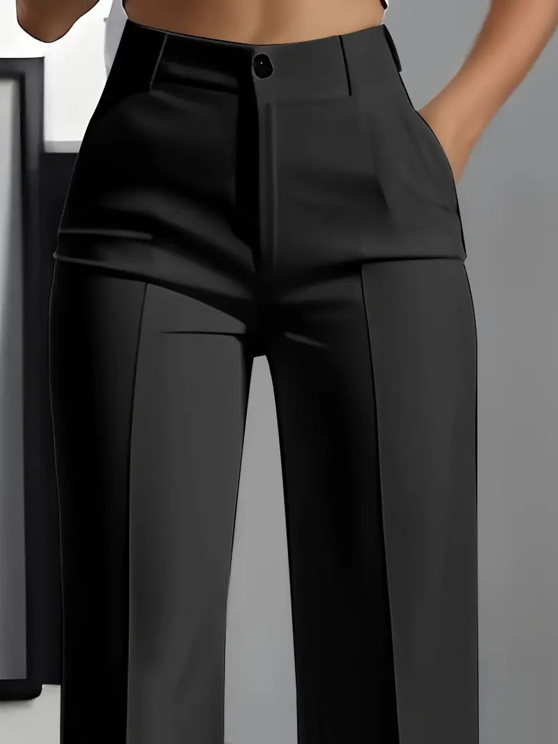 Ladies Black Trousers | Winter Classic Fit