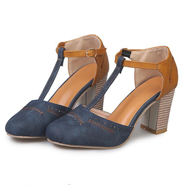 Women’s Strap Heel Shoes | Block Heel