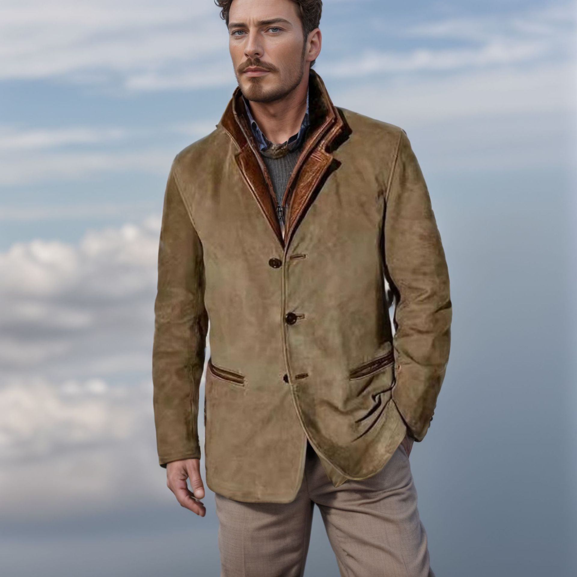 Men’s Classic Jacket | Structured Notched Lapel