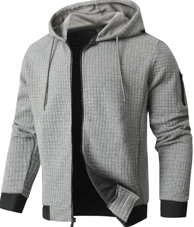 Men’s Engineered Warmth Zip-up Hooded Sweatshirt | Cozy