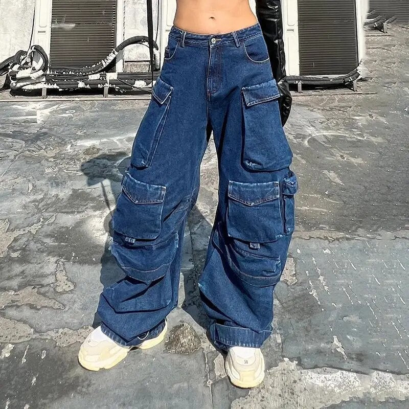 Women’s Distressed Wide Leg Jeans | Winter Style