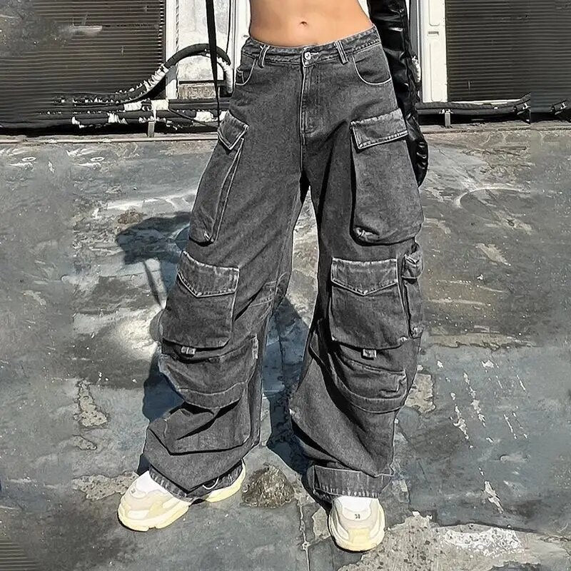 Women’s Distressed Wide Leg Jeans | Winter Style