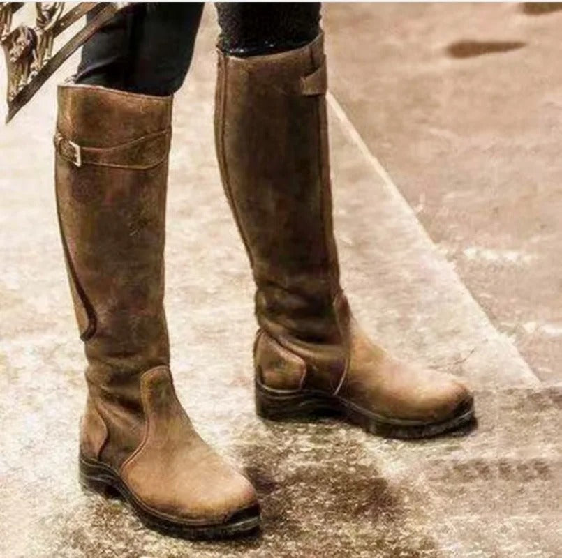 Women’s Stylish Knee High Boots | Waterproof Grip Sole