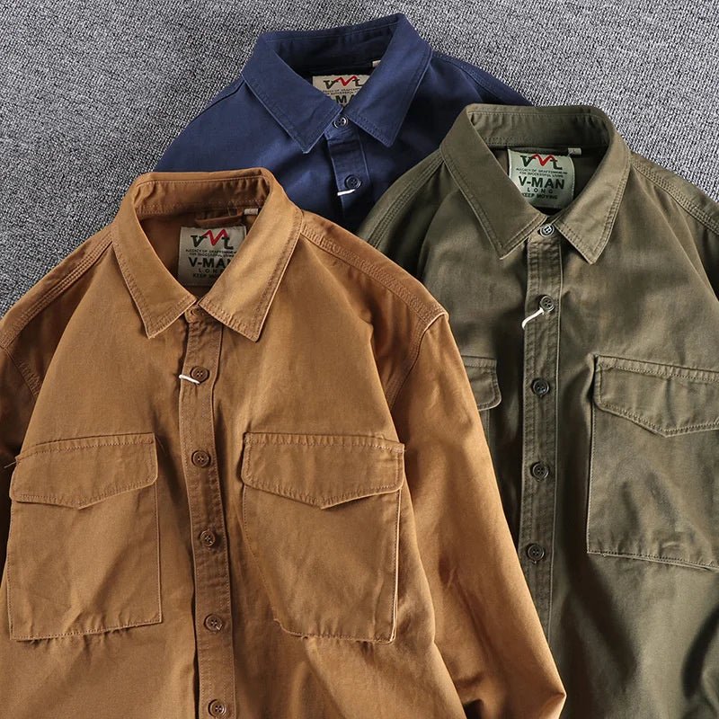 Men’s Classic Button Shirt | Straight-Cut Design