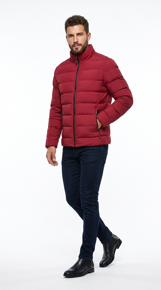 Men's Insulated Puffer Jacket | Warm