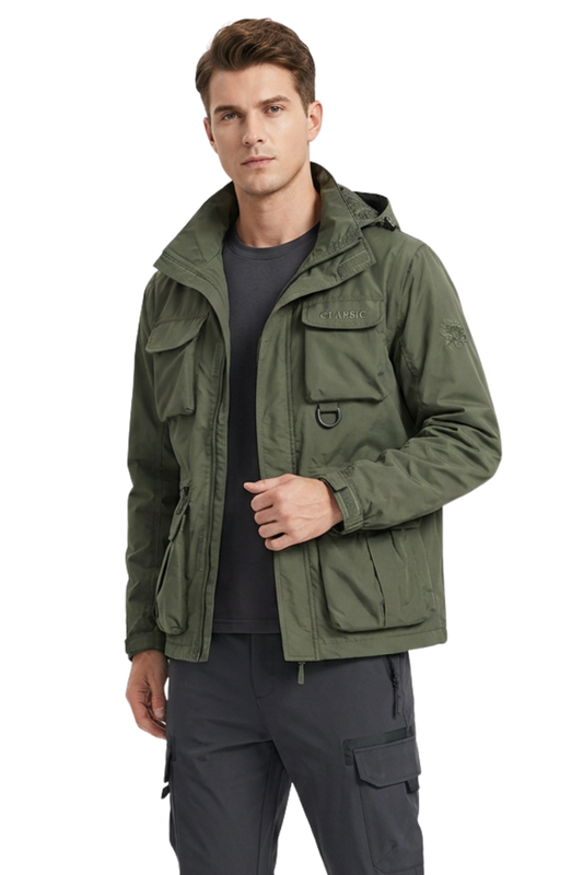 Men’s Winter Military Style Jacket | Weather Ready