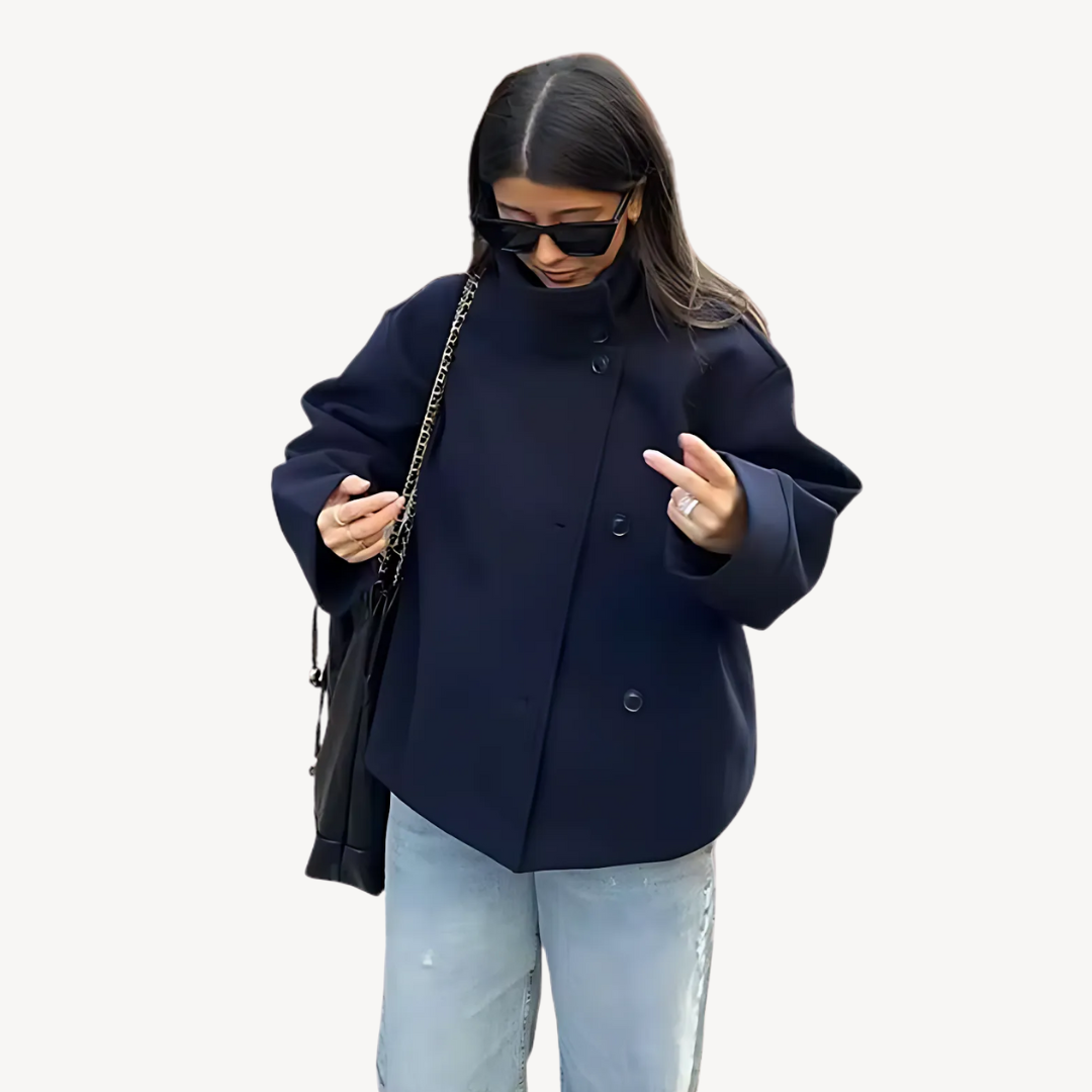 Women’s Stylish Winter Coat | Button Style