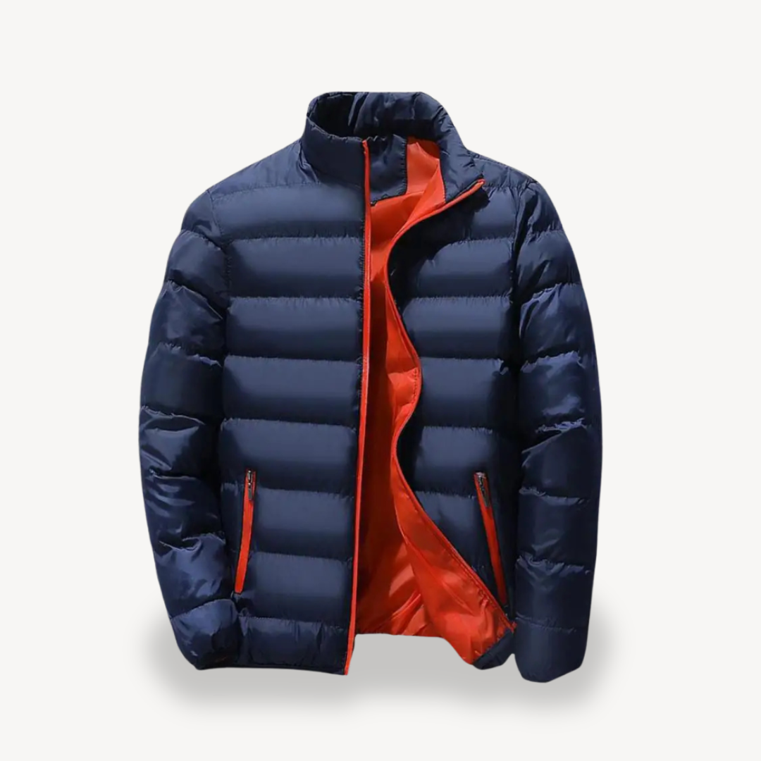 Men’s Quilted Jacket | Front-Zip
