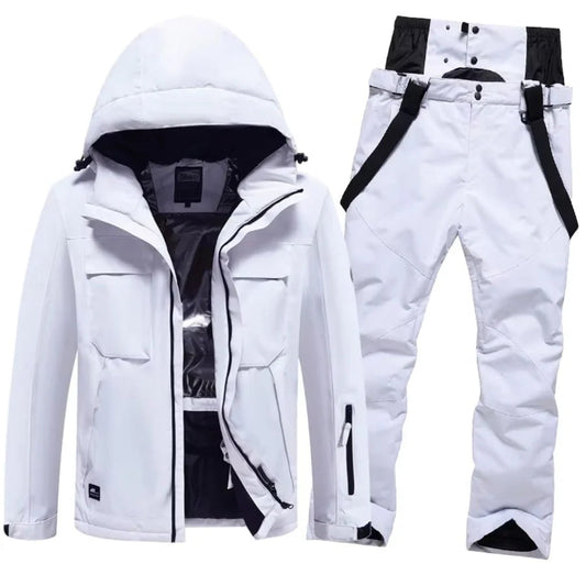 Men’s Hooded Ski Suit | Zip Design