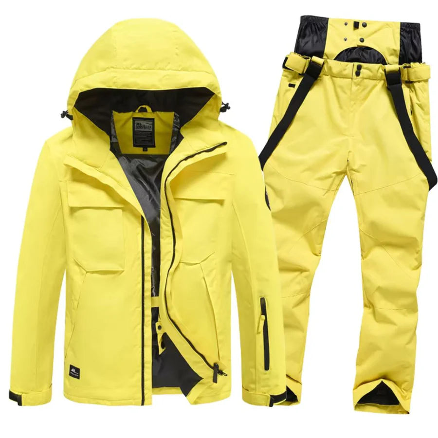 Men’s Hooded Ski Suit | Zip Design