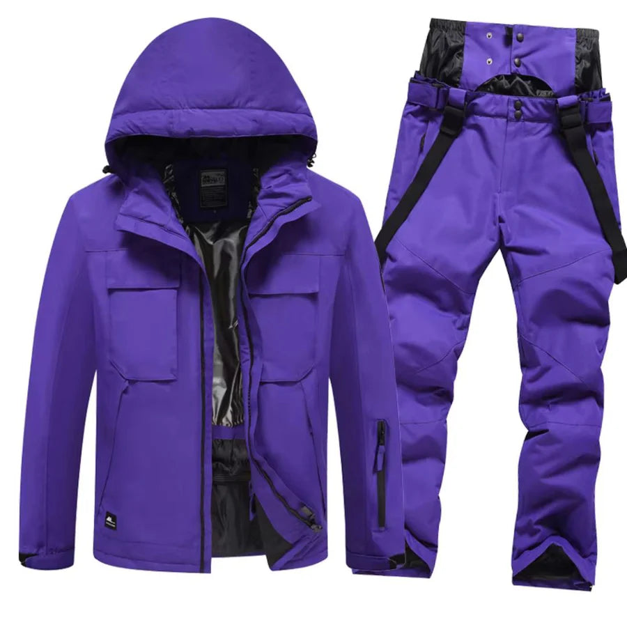 Men’s Hooded Ski Suit | Zip Design