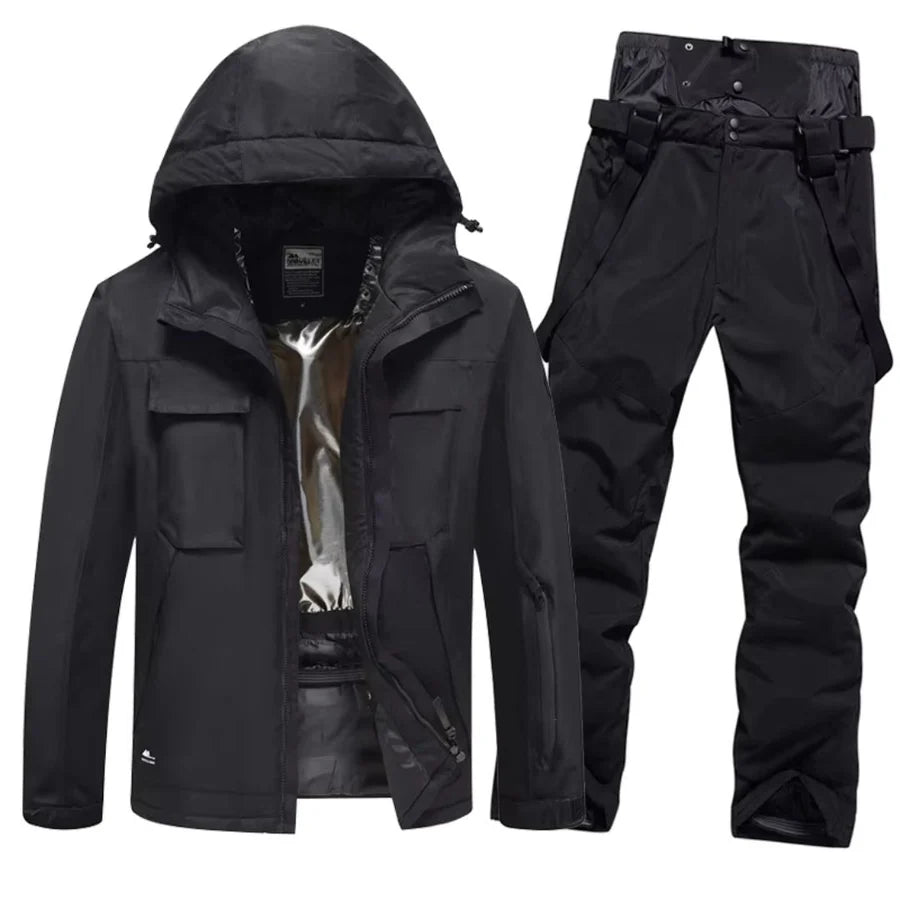 Men’s Hooded Ski Suit | Zip Design