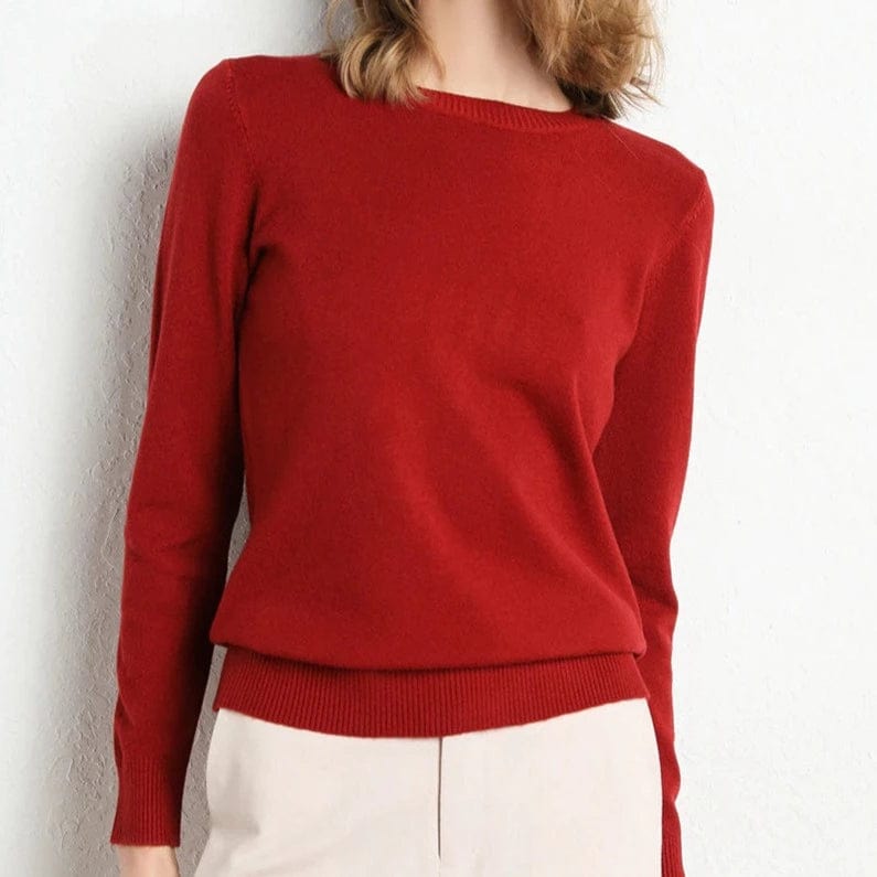 Women’s Classic Round-Neck Jumper | Long-Sleeve