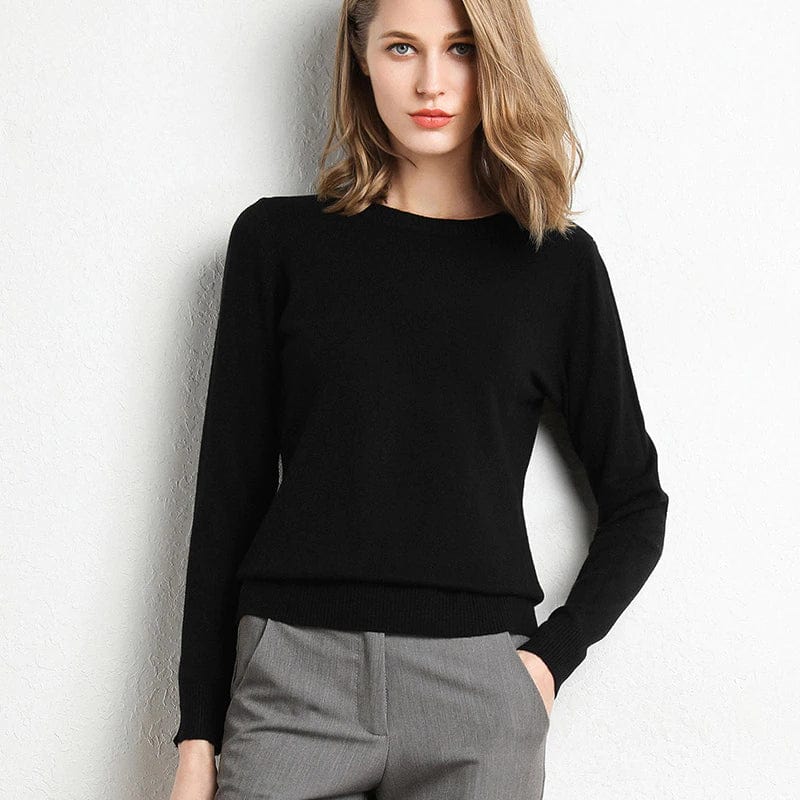 Women’s Classic Round-Neck Jumper | Long-Sleeve