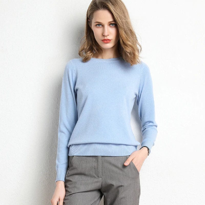 Women’s Classic Round-Neck Jumper | Long-Sleeve