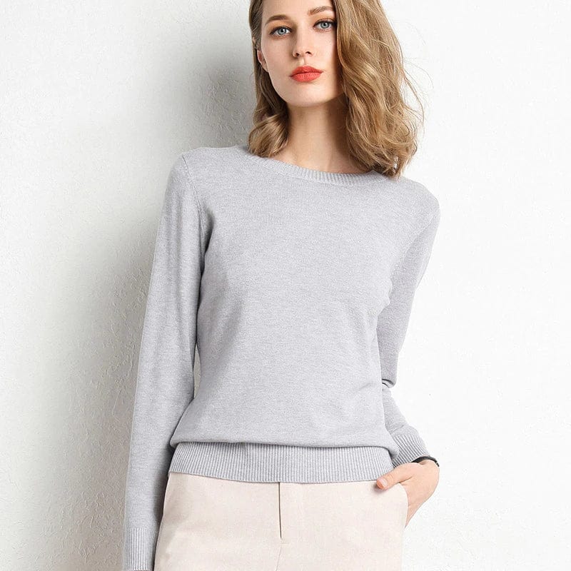 Women’s Classic Round-Neck Jumper | Long-Sleeve
