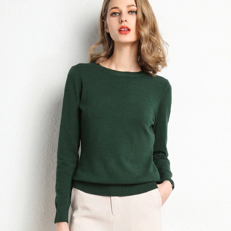 Women’s Classic Round-Neck Jumper | Long-Sleeve