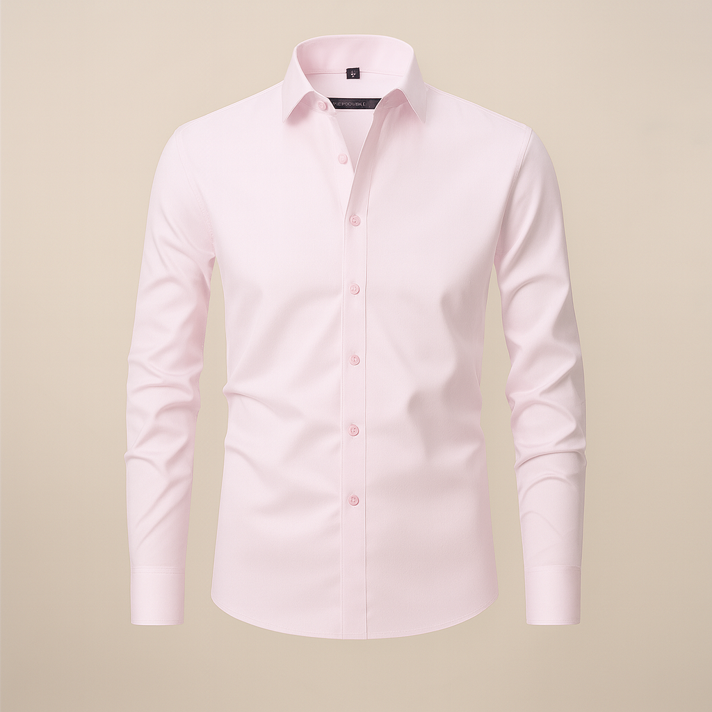 Men’s Structured Long-Sleeved Shirt | Classic Fit