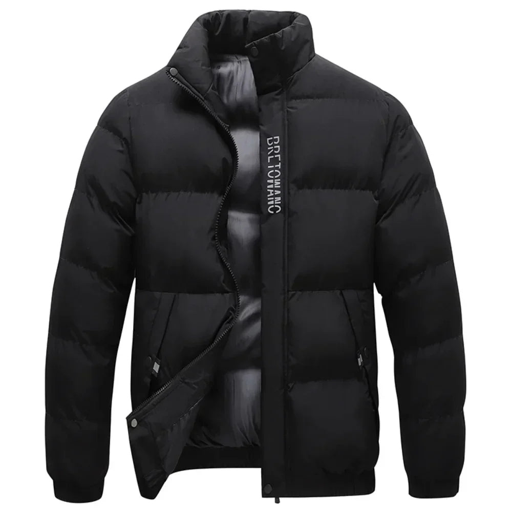 Men's Modern Puffer Jacket | With Collar