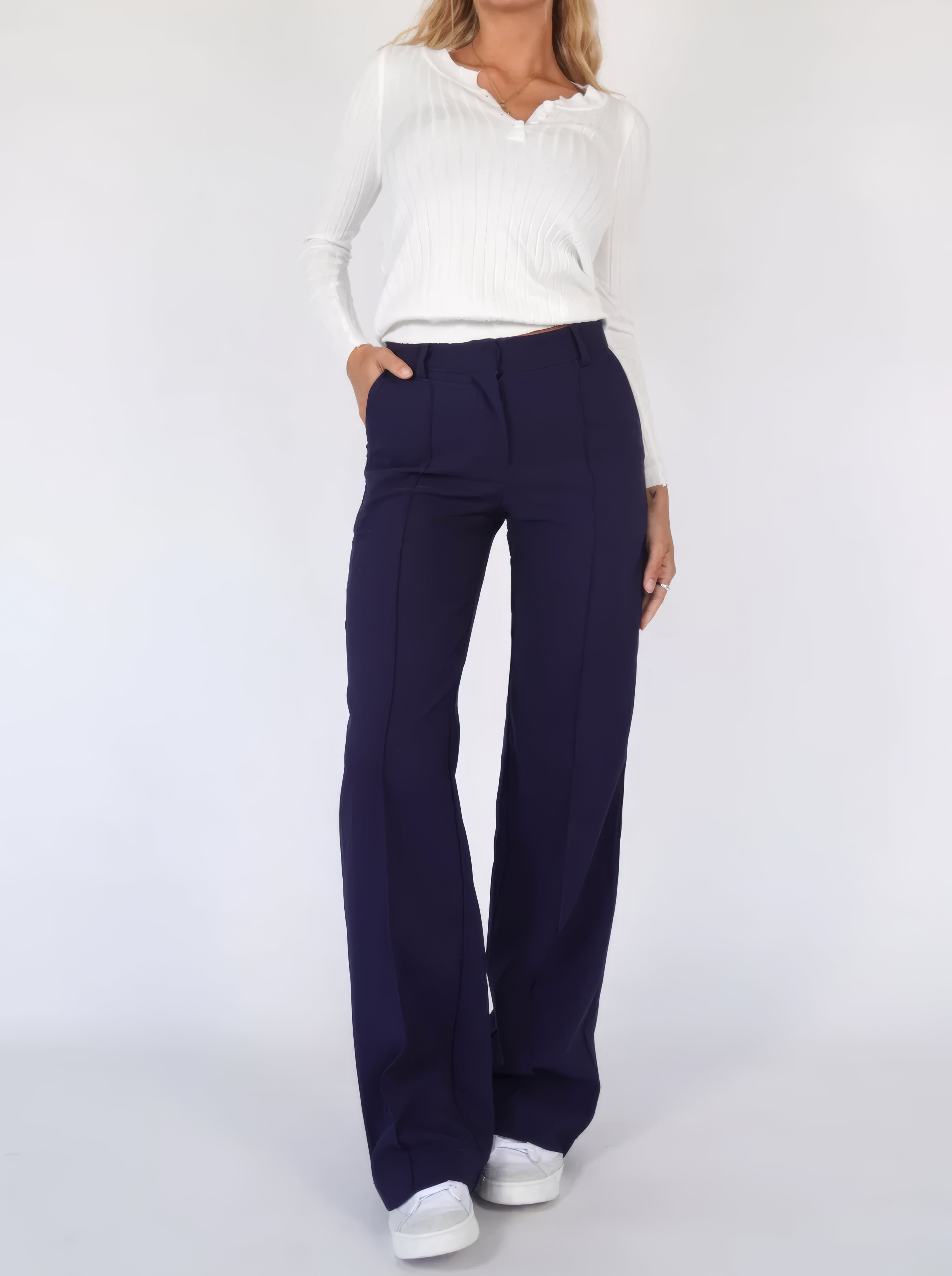 Women's Wide-Leg Work Trousers | Office wear