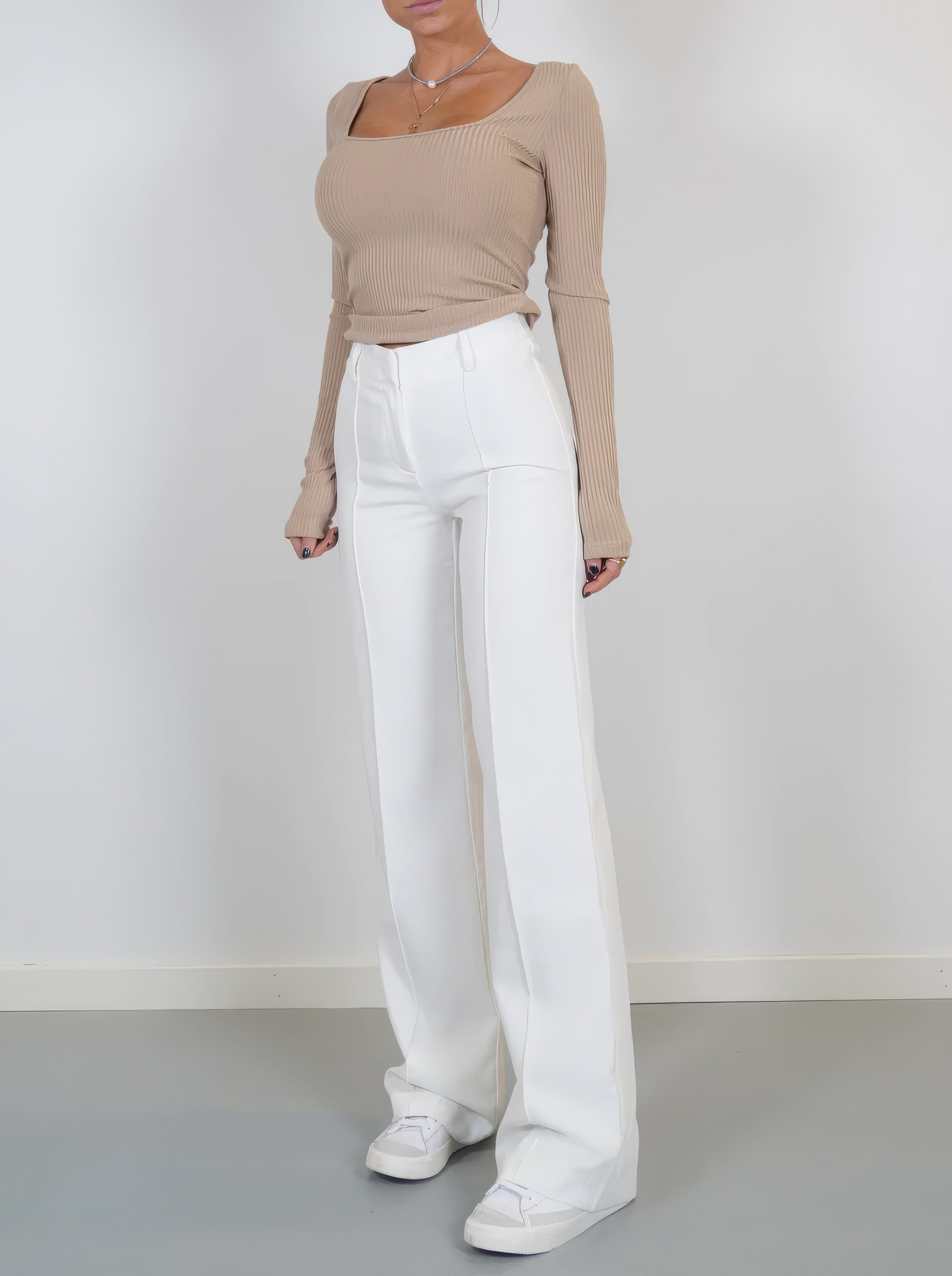 Women's Wide-Leg Work Trousers | Office wear